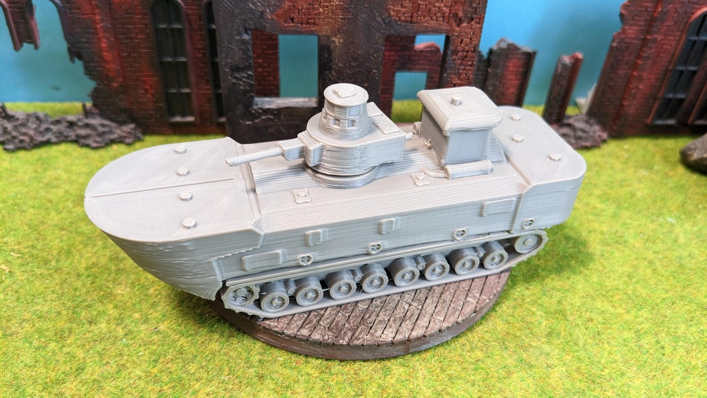 Typ 3 "Ka-Chi" japanischer Amphibien Panzer mit Schwimmkörper