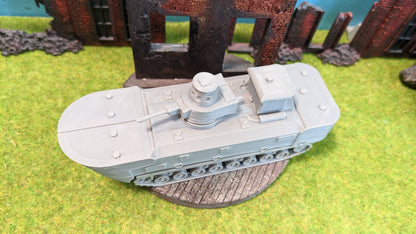 Typ 3 "Ka-Chi" japanischer Amphibien Panzer mit Schwimmkörper