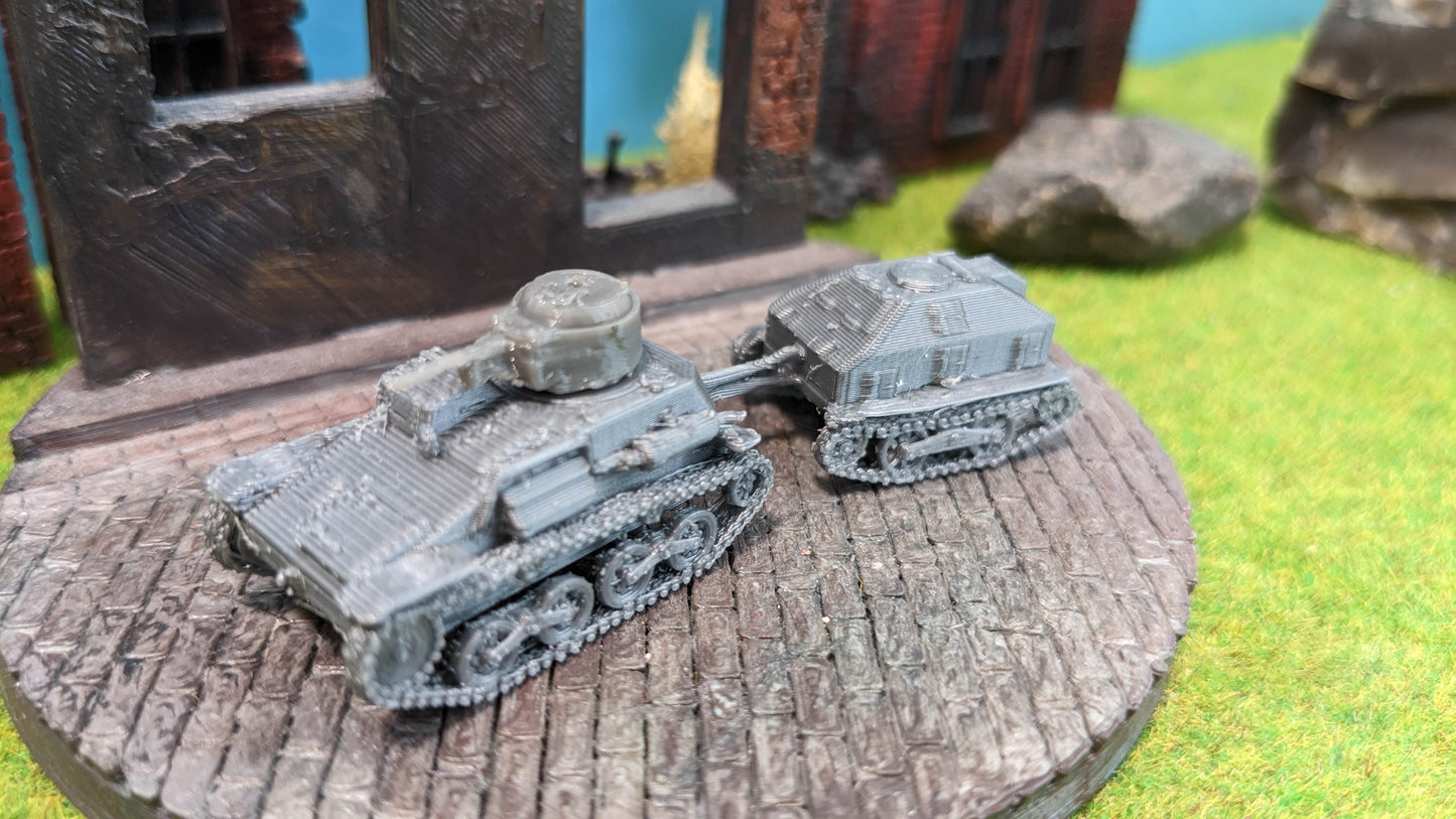 Type 94 TK Japanische Tankette inkl. Treibstofftrailer