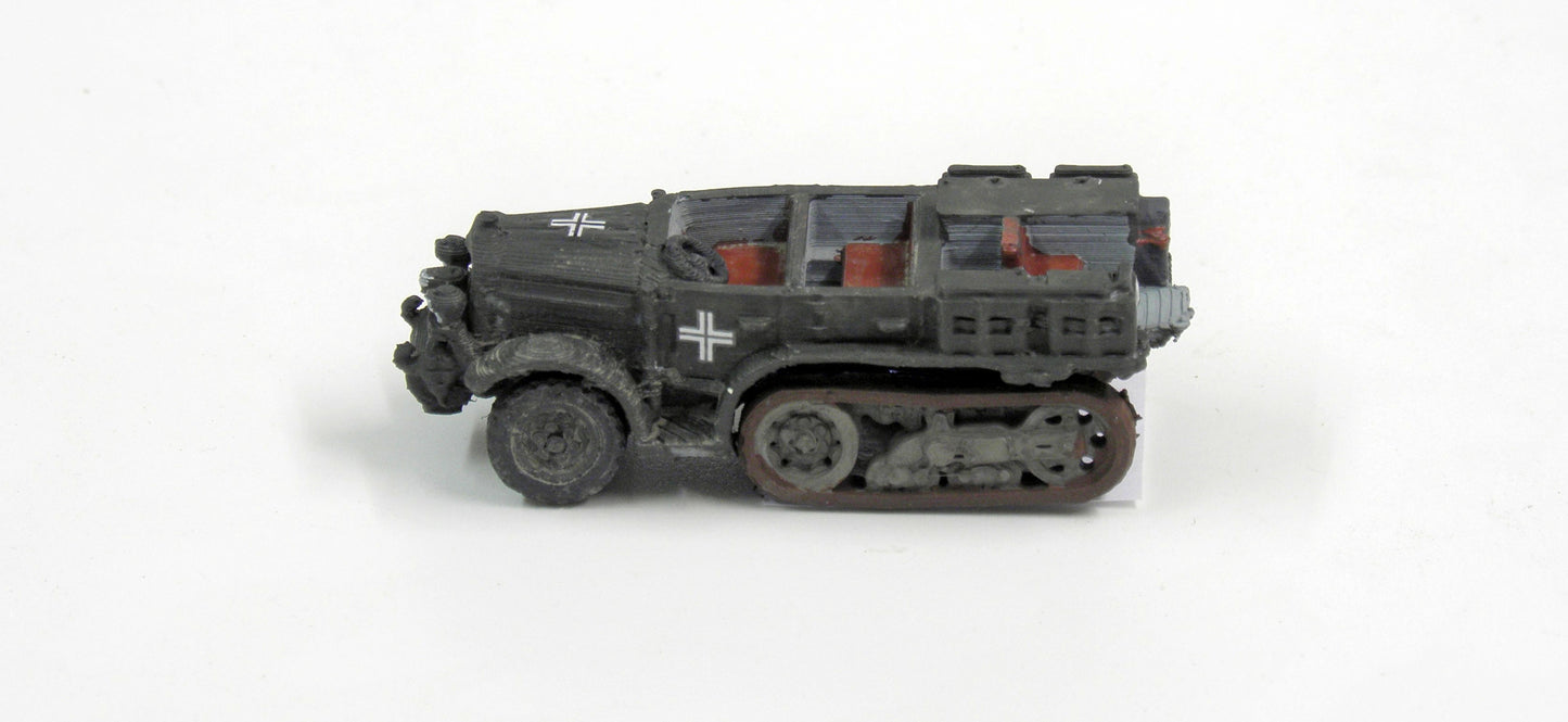 Wehrmacht UNIC U340f Artillerietraktor Halbkettenfahrzeug offen