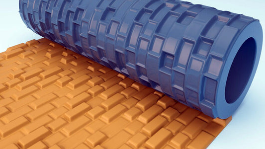 Strukturwalze "Alter Klinkerstein" Walze Roller Modellbau