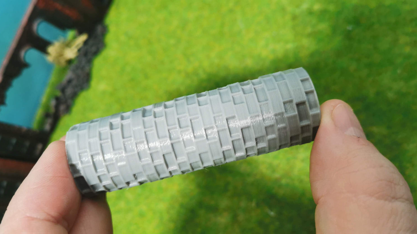 Strukturwalze "Alter Klinkerstein" Walze Roller Modellbau