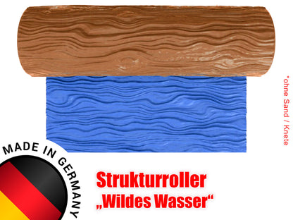 Strukturwalze "Wildes Wasser" Walze Roller Modellbau