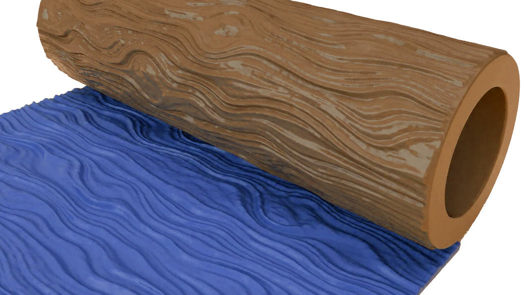 Strukturwalze "Wildes Wasser" Walze Roller Modellbau