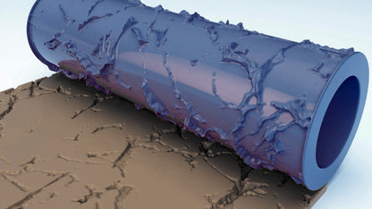 Strukturwalze Walze Roller "Rissiger Beton" Modellbau