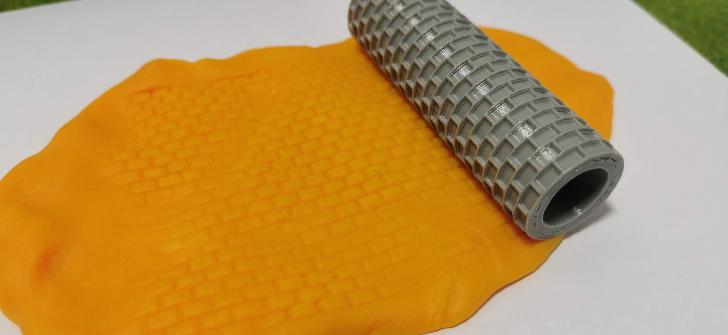 Strukturwalze "Klinkerstein" Walze Roller Modellbau