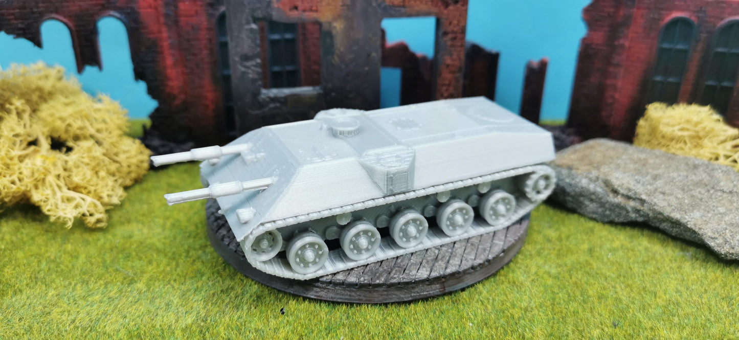 Versuchsträger VT-01 Doppelrohr Kasemattpanzer Prototyp