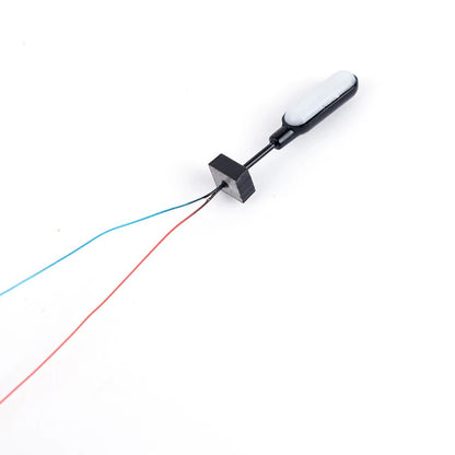 10 Stück Wandlampen LED Straßenlampen 1-flammig für H0 Häuser Gebäude schwarz