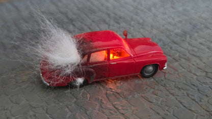 Diverse brennende H0 Autos "Krawalle" + Feuer LED (1:87)