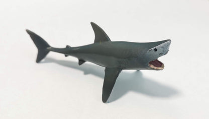 Weißer Großer Hai Modell Tier für Diorama 1:87 (Spur H0) - bemalt