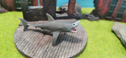 Weißer Großer Hai Modell Tier für Diorama 1:87 (Spur H0) - bemalt