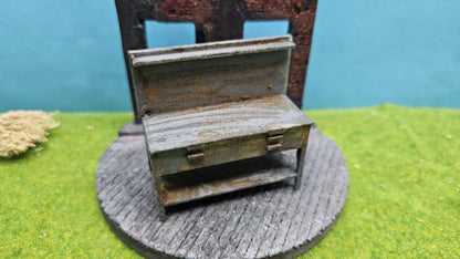 Werkbank Arbeitsbank ggf. im Rostlook für Werkstatt, Garage uvm.