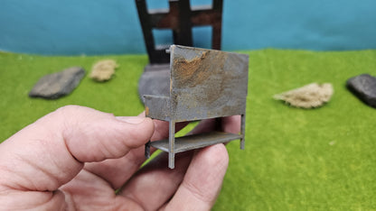 Werkbank Arbeitsbank ggf. im Rostlook für Werkstatt, Garage uvm.