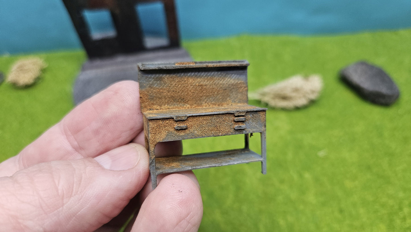 Werkbank Arbeitsbank ggf. im Rostlook für Werkstatt, Garage uvm.