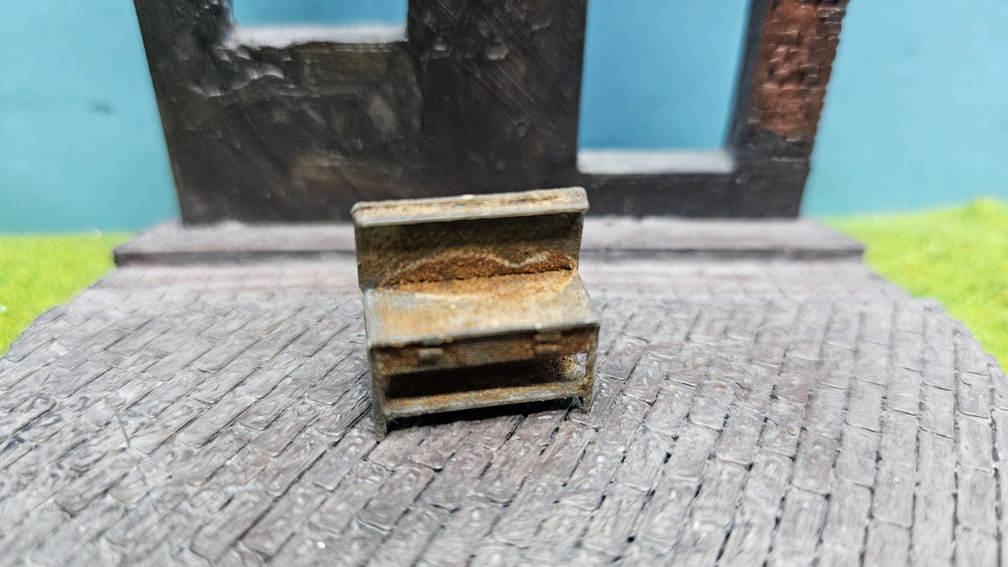 Werkbank Arbeitsbank ggf. im Rostlook für Werkstatt, Garage uvm.