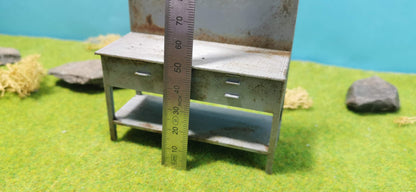 Werkbank Arbeitsbank ggf. im Rostlook für Werkstatt, Garage uvm.