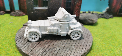 White AM (Automitrailleuse White) WW1 gepanzertes Fahrzeug