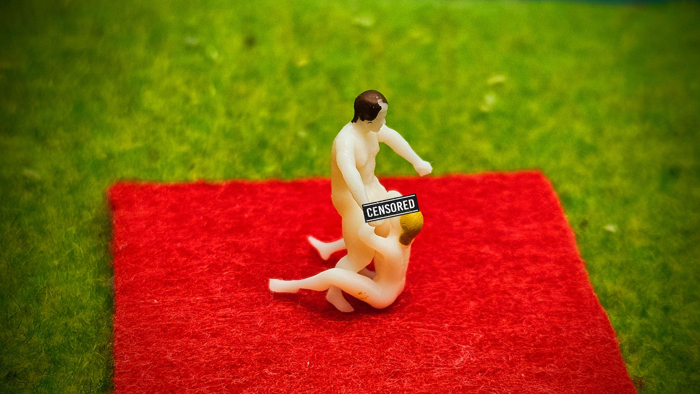 Verschiedene Sexy Figuren Szenen als Liebespaar