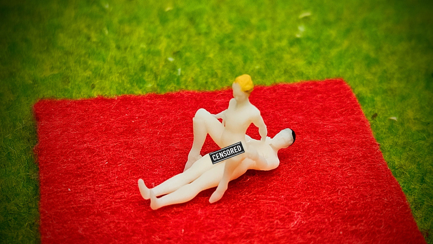 Verschiedene Sexy Figuren Szenen als Liebespaar