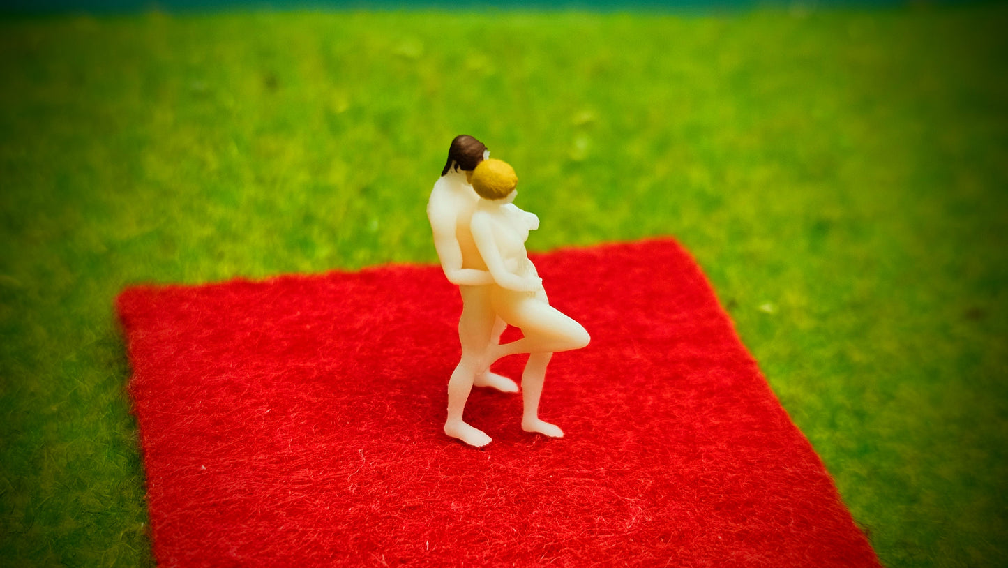 Verschiedene Sexy Figuren Szenen als Liebespaar