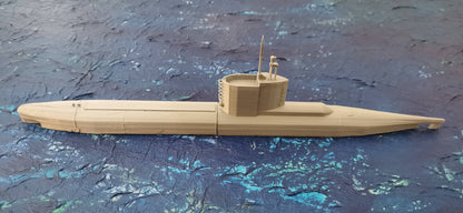 U-Boot Klasse XXIII Deutsche Kriegsmarine "Wasserlinie"