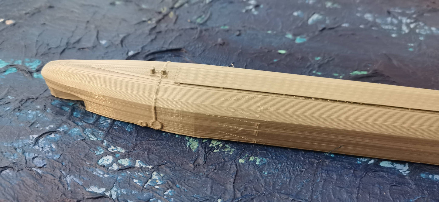 U-Boot Klasse XXIII Deutsche Kriegsmarine "Wasserlinie"