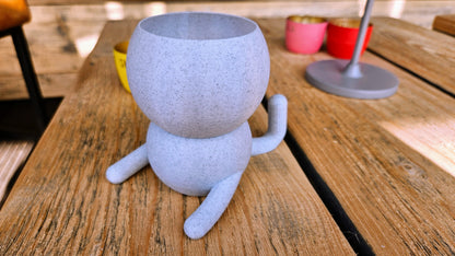 Harry Plant Yoga No. 1 lustiger Blumentopf zeigt Yoga Übung