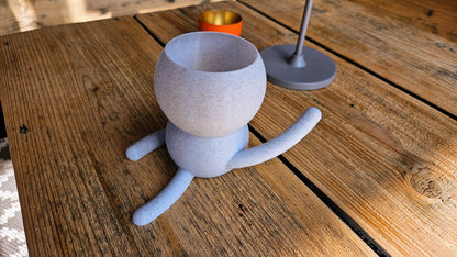 Harry Plant Yoga No. 1 lustiger Blumentopf zeigt Yoga Übung