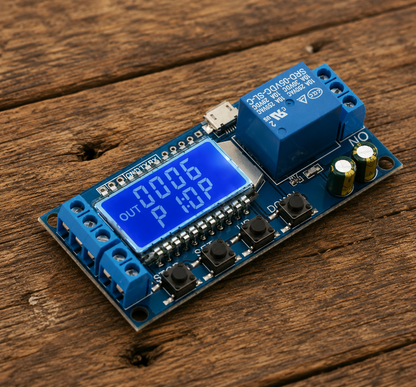 Digitales Zeitrelais XY-LJ02 LCD Timer Modul Relais 6-30V DC 5V USB