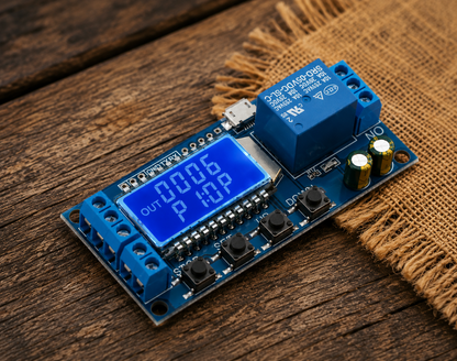 Digitales Zeitrelais XY-LJ02 LCD Timer Modul Relais 6-30V DC 5V USB
