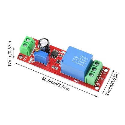 12V DC Zeitrelais OFF Verzögerungsrelais zum Ausschalten