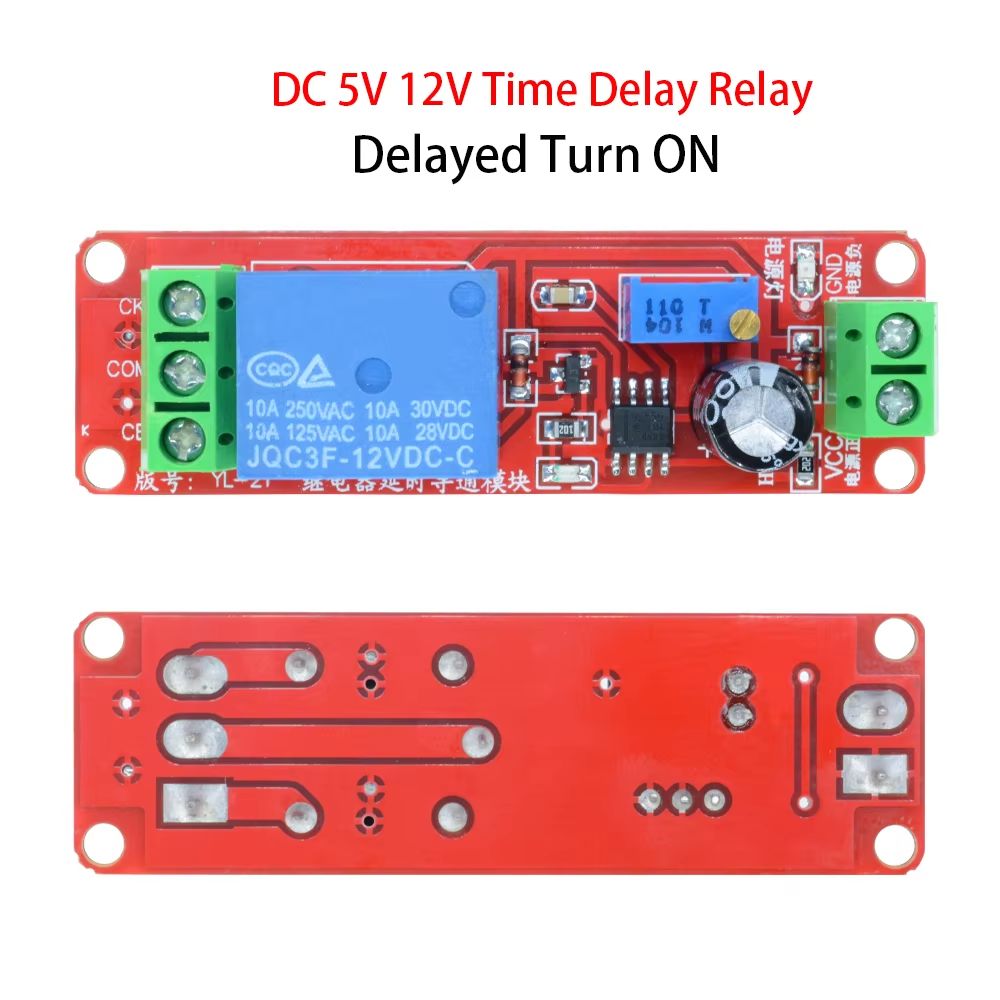 12V DC Zeitrelais ON Verzögerungsrelais zum Einschalten