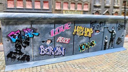 86x Graffiti "Tags" & Streetart" Aufkleber für Spur H0, N und TT