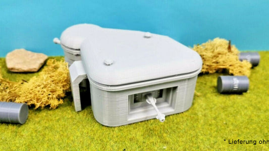 Deutscher MG Bunker Militär 2. Weltkrieg Diorama WW2 Modell