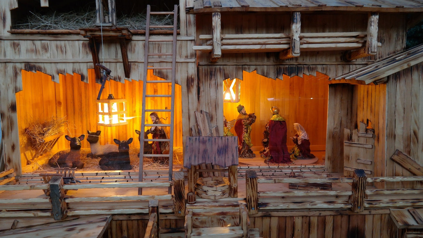 Kerzenlicht LED-Beleuchtung für Krippen oder Puppenhaus