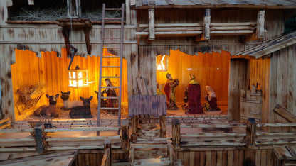 Kerzenlicht LED-Beleuchtung für Krippen oder Puppenhaus