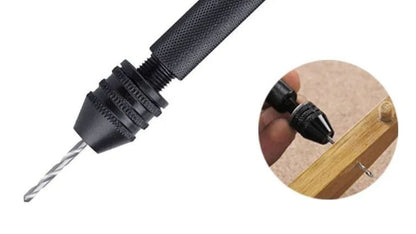 Handbohrer Mini Bohrer inkl. 10 Stück Bohrer 0,5-2,0mm