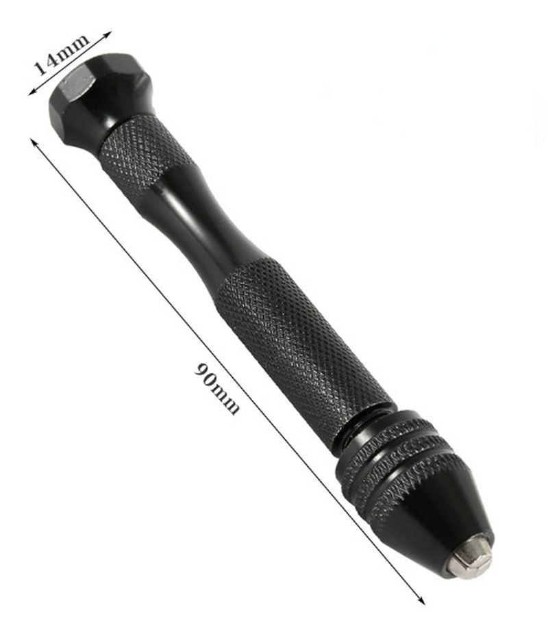 Handbohrer Mini Bohrer inkl. 10 Stück Bohrer 0,5-2,0mm