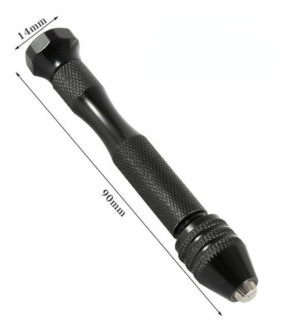 Handbohrer Mini Bohrer inkl. 10 Stück Bohrer 0,5-2,0mm