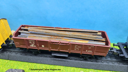 20x Ladegut Industrie Stahlträger "klein" - optional rostig bemalt