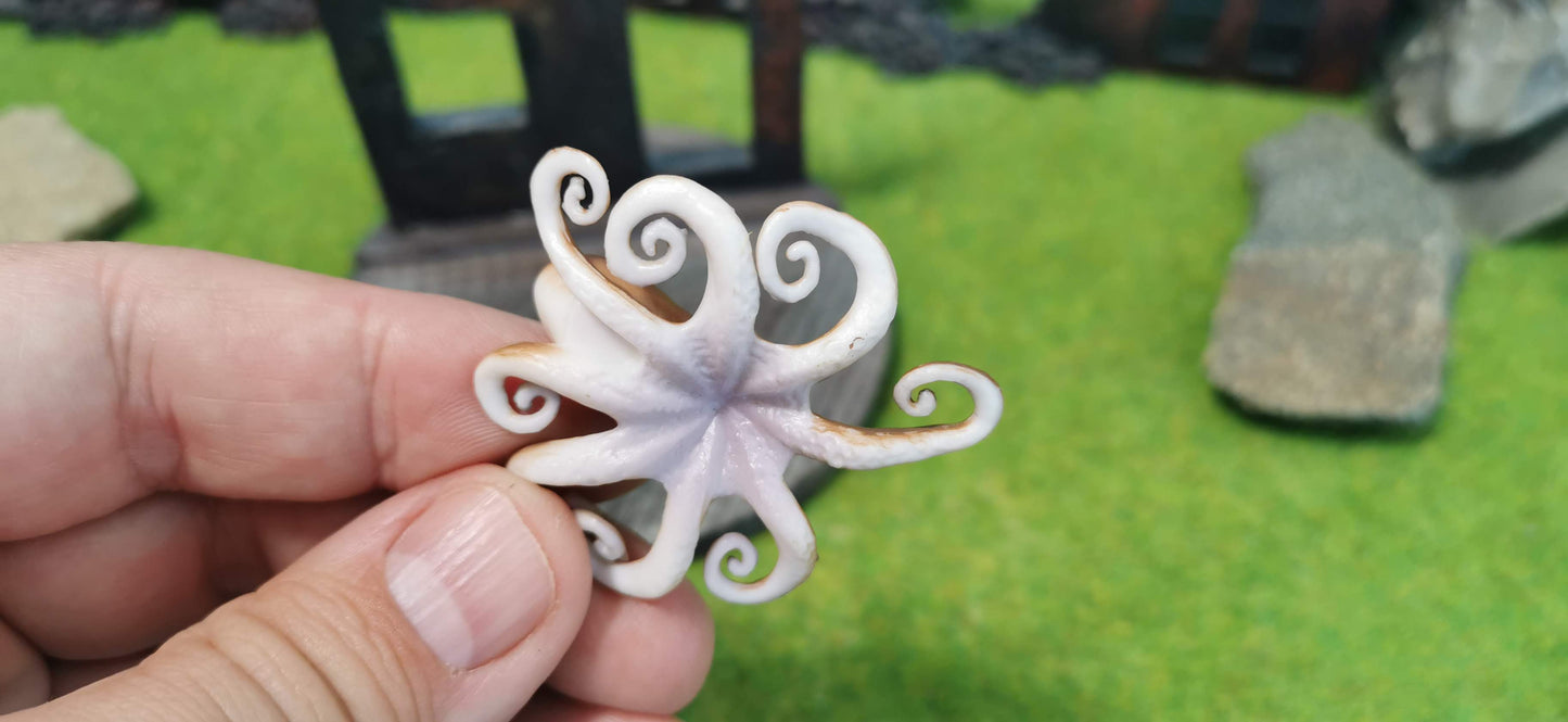 Octopus Kraken Modell Tier für Zoo Diorama 1:87 (Spur H0) - bemalt