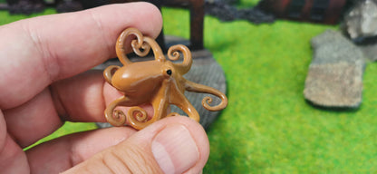 Octopus Kraken Modell Tier für Zoo Diorama 1:87 (Spur H0) - bemalt