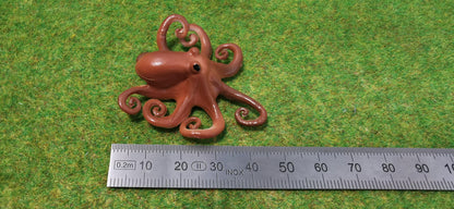 Octopus Kraken Modell Tier für Zoo Diorama 1:87 (Spur H0) - bemalt
