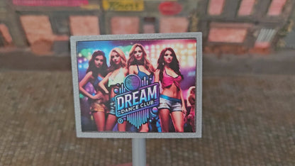 Beleuchtetes Werbedisplay Werbetafel Werbemonitor inkl. LED