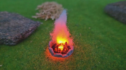 Lagerfeuer mit spezieller Feuer-LED (Spur Z)