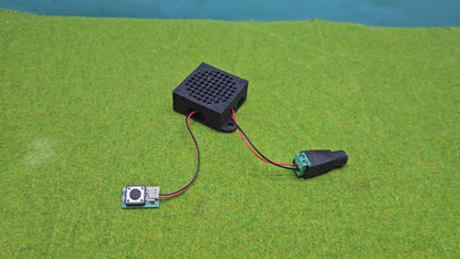 Soundmodul "Dampflok Abfahrt" mit Lautsprecher + Taster