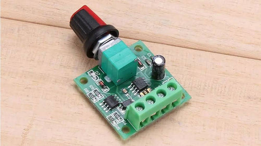 PWM-Motorregler DC 1,8-15V mit Drehknopf