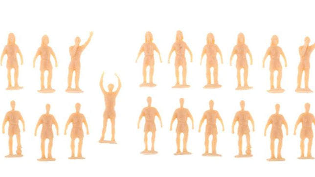 26x Fussballer Figuren 1:87 (Spur H0) Fussball Soccer - unbemalt