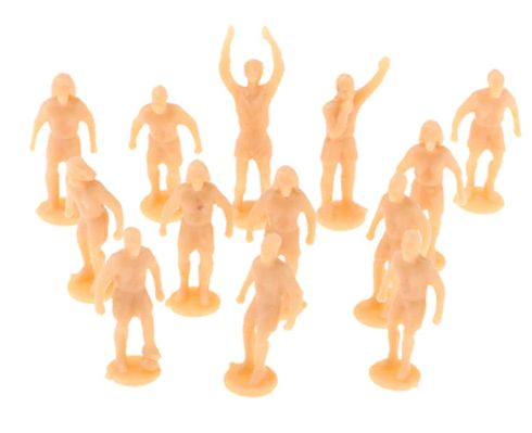 26x Fussballer Figuren 1:87 (Spur H0) Fussball Soccer - unbemalt