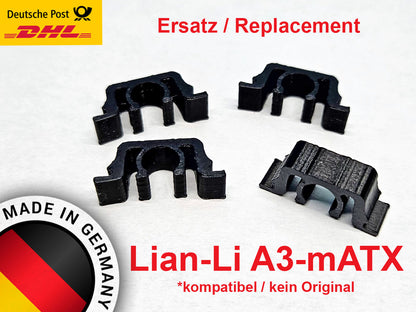 4x Halteclips Halterungen passend für Lian Li A3-mATX Case